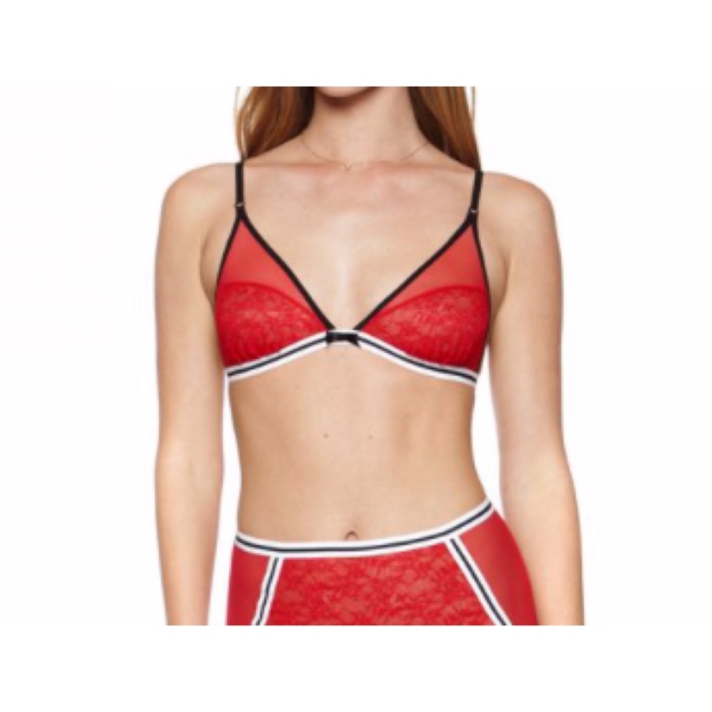 NWT Cosabella Adelaide Red Triangle Bralette